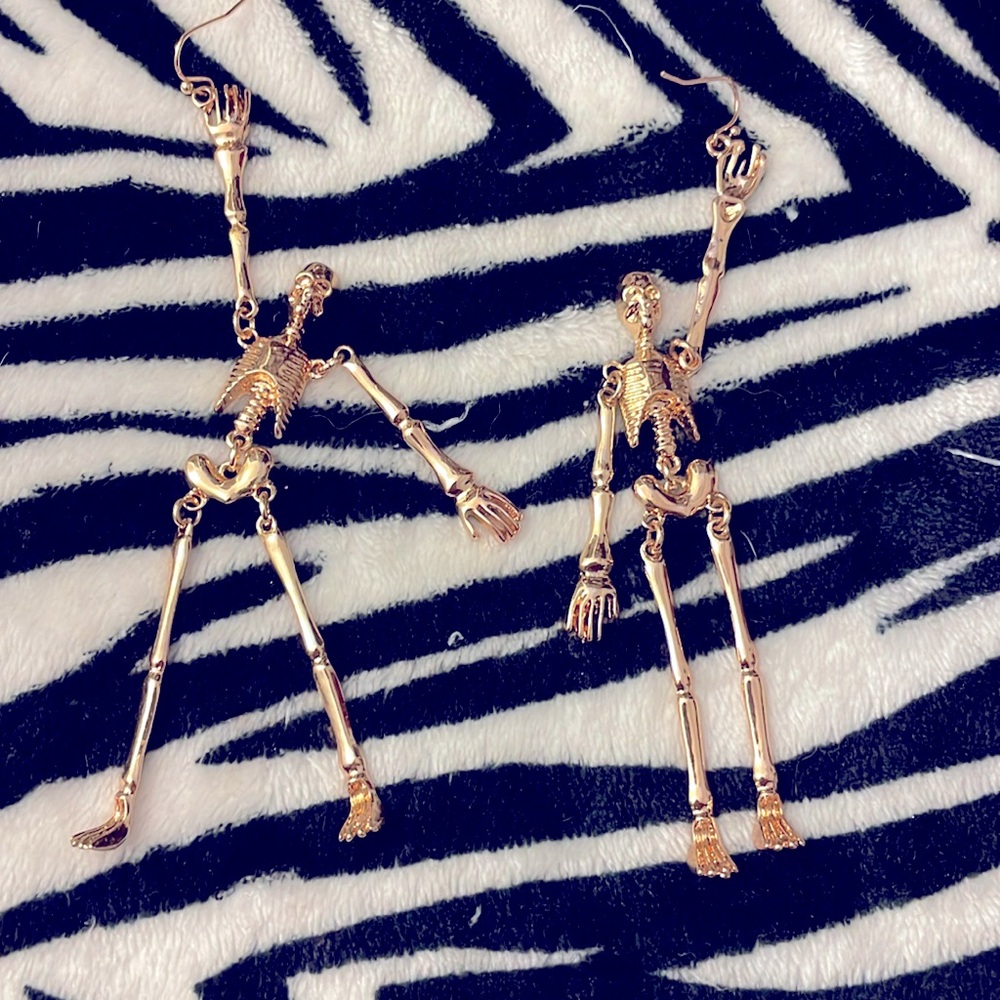 Skeleton earrings